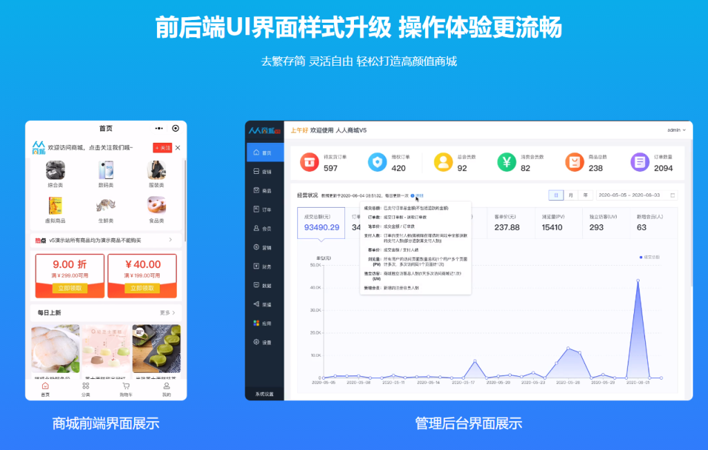 人人商城V5独立版全功能全插件SaaS源码(有坑位)-精品源码资源网-网站源码,小程序源码,公众号模块,APP源码