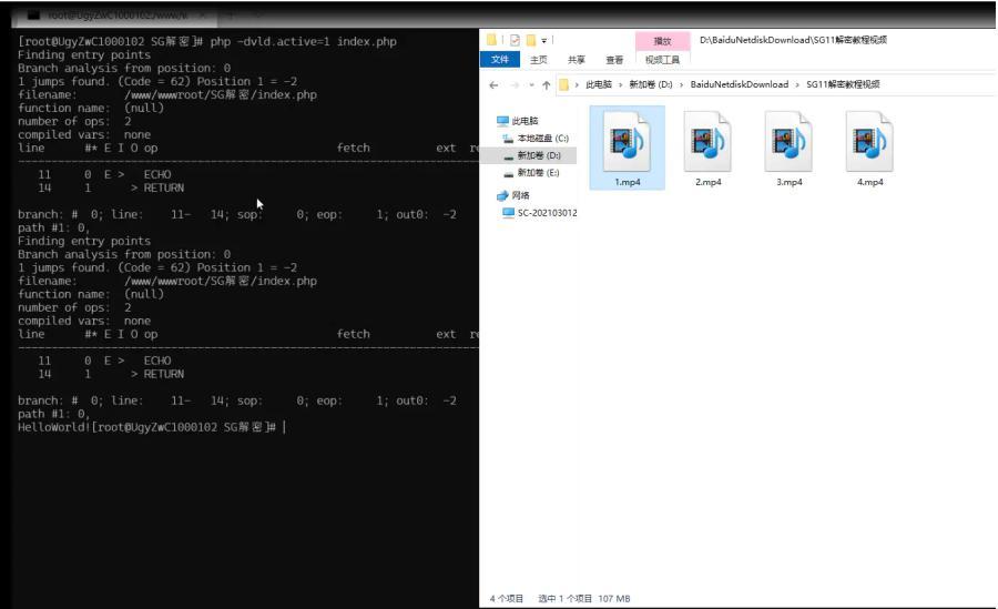 图片[1]-PHP-SG11加密代码解密教程视频-精品源码资源网-网站源码,小程序源码,公众号模块,APP源码