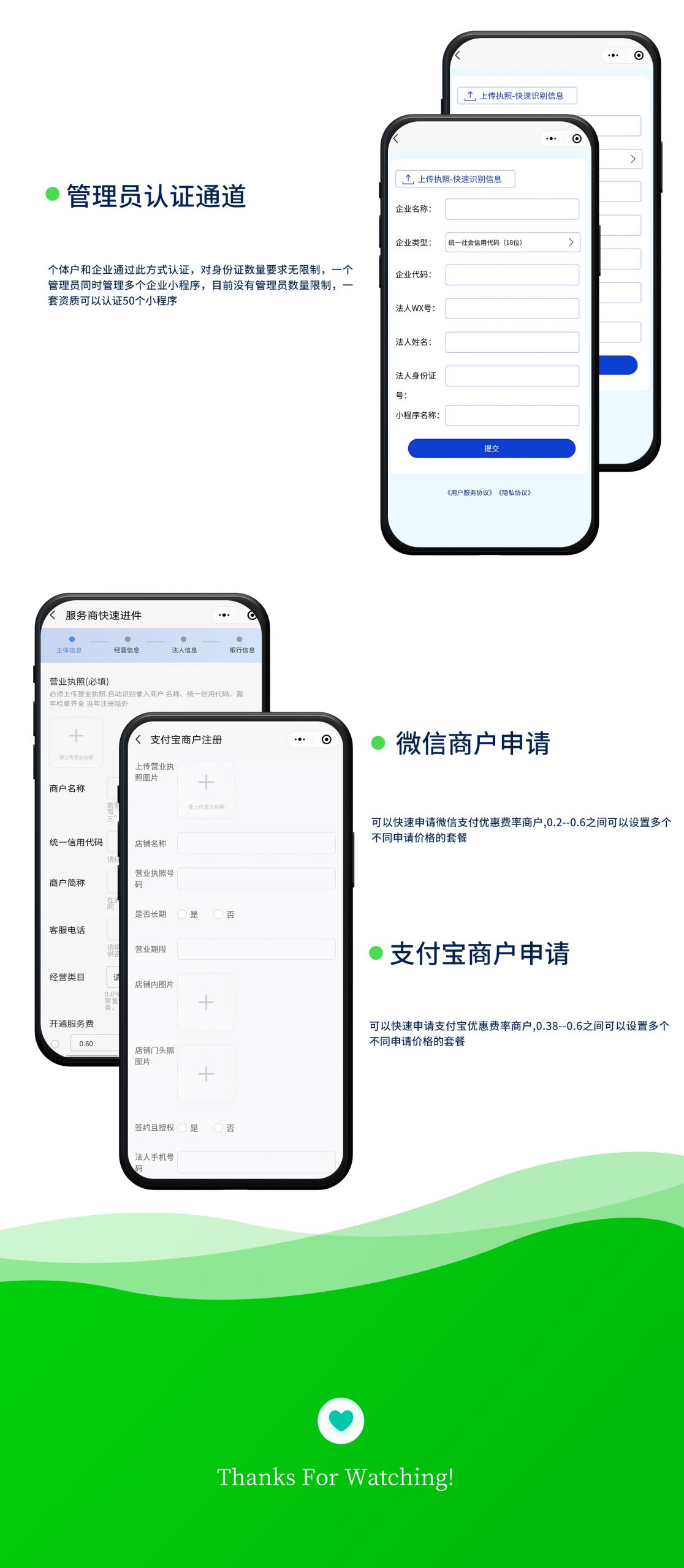 图片[2]-服务商助手免300元认证小程序源码低费率商户申请源码-精品源码资源网-网站源码,小程序源码,公众号模块,APP源码